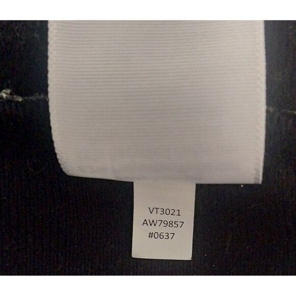 Athletic Works Mens XL Black Full-Zip Track Jacket With White Stripes & Pockets - Picture 8 of 8